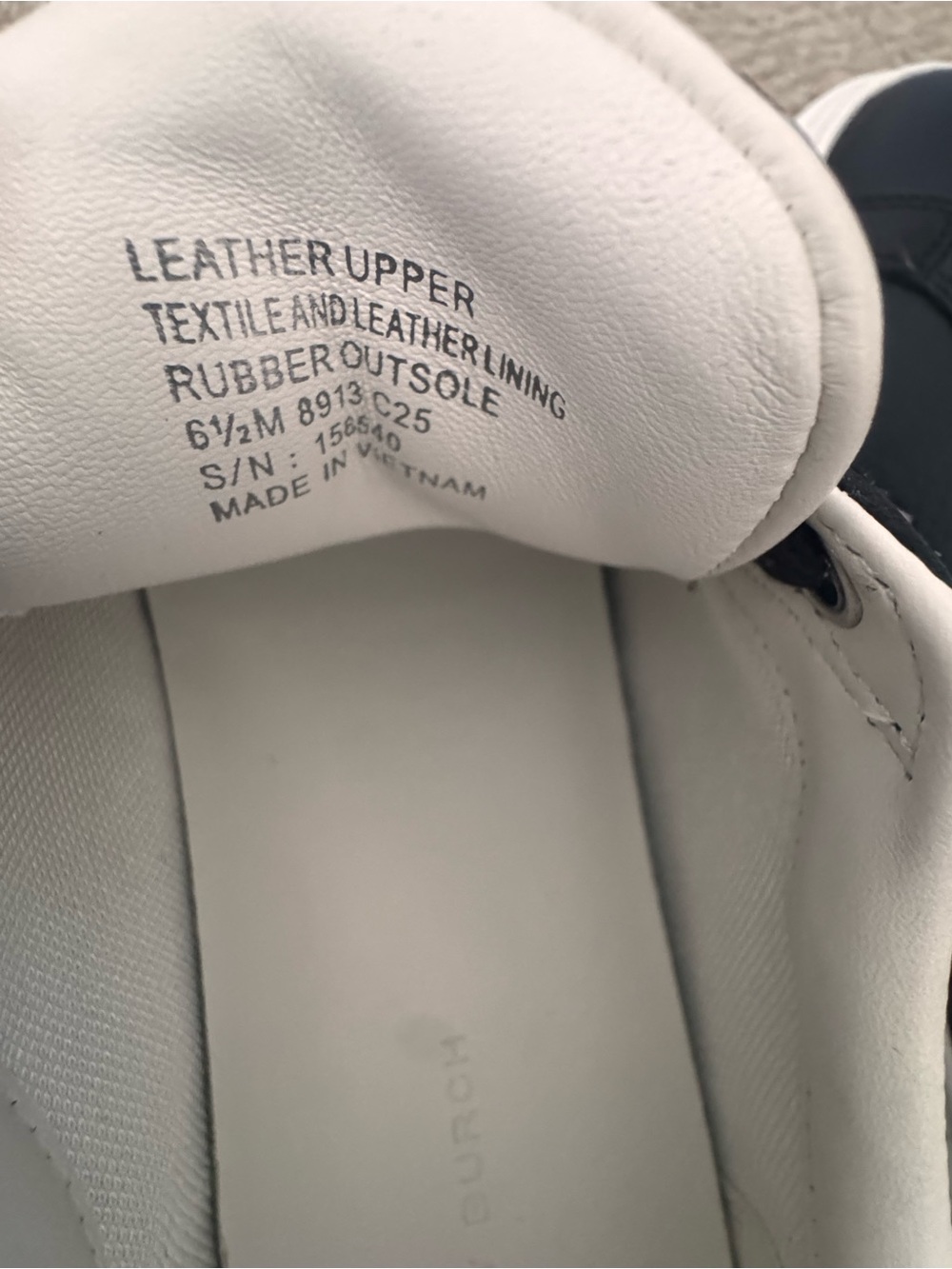 Tory Burch Black and White Logo Platform Sneakers - Picture 5 of 7